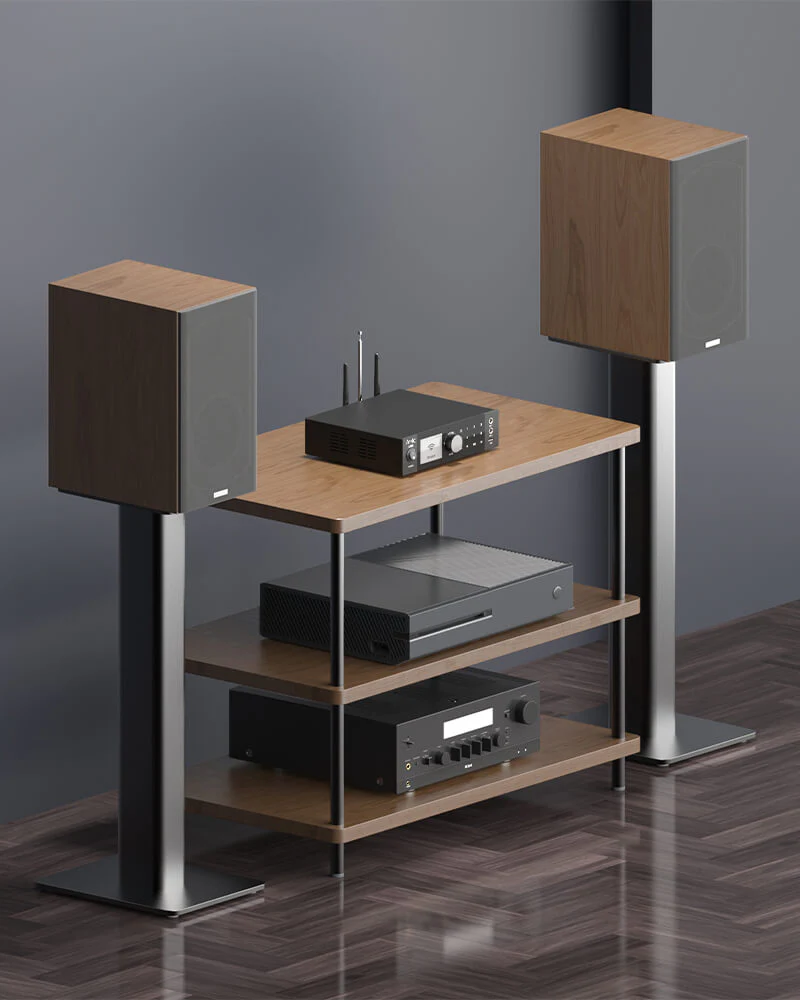 a100 100w x 2 power amplifier with fm 9