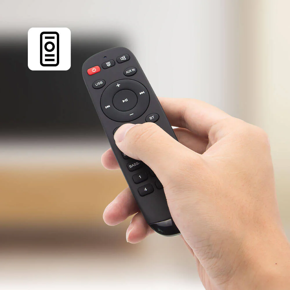 Control por AirPlay y Bluetooth