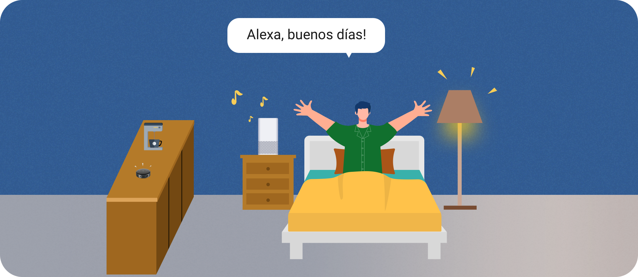 WiiM Mini automatizando rutinas con Alexa