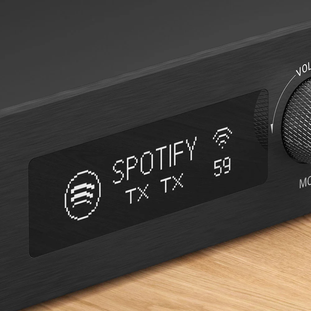 Pantalla OLED y perilla de control del H50